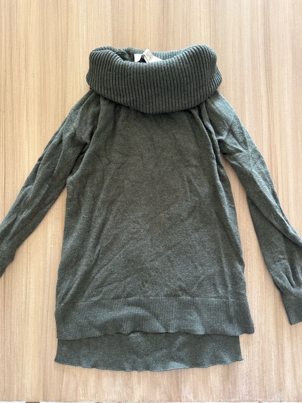 LOFT Olive Green Women’s Turtle Neck Sweater